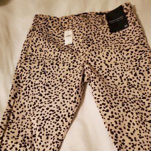 Banana Republic Skinny Ankle Leopard Pants